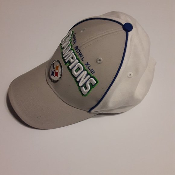 NFL Team Apparel Super Bowl XLIII Pittsburg Steelers Champions Hat OSFM - Picture 2 of 8